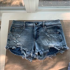 American Eagle Outfitters Ripped Denim Shorts